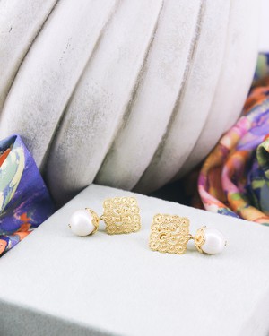 helena earrings from TRUVAI jewellery