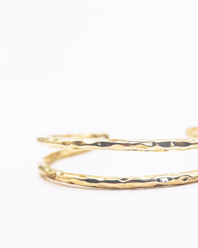 goldie double cuff bracelet from TRUVAI jewellery