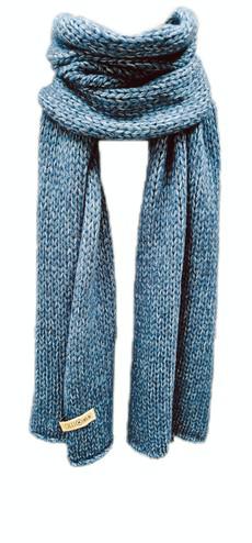 Twelve Million Sjaal Antarctica - Jeans blauw via Twelve Million