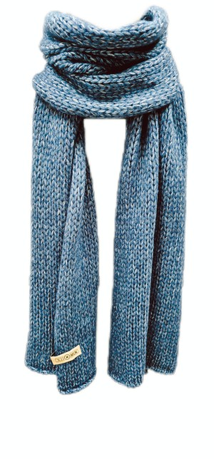 Twelve Million Sjaal Antarctica - Jeans blauw from Twelve Million