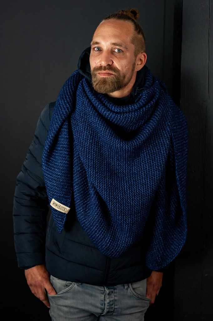 Twelve Million Omslagdoek Alaska - Donkerblauw from Twelve Million