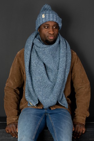 Twelve Million Omslagdoek Alaska  - Jeans blauw from Twelve Million