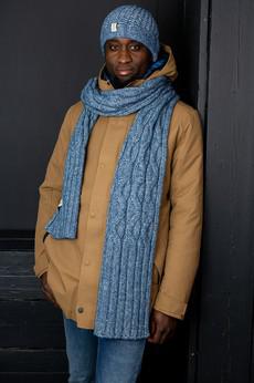 Twelve Million Sjaal IJsland - Jeans blauw via Twelve Million
