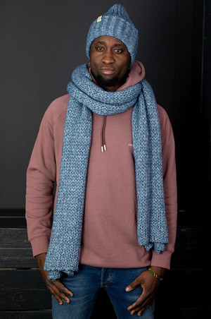 Twelve Million Sjaal Antarctica - Jeans blauw from Twelve Million