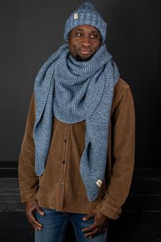 Twelve Million Omslagdoek Alaska  - Jeans blauw via Twelve Million