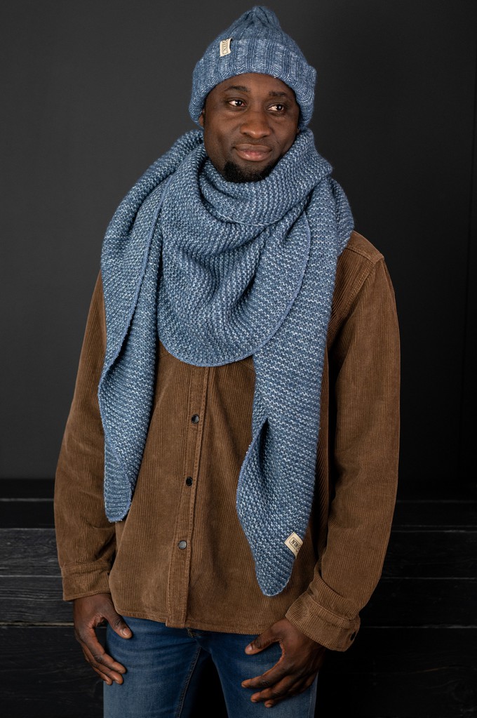 Twelve Million Omslagdoek Alaska  - Jeans blauw from Twelve Million