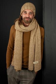Twelve Million Sjaal Antarctica - Taupe via Twelve Million