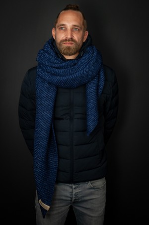 Twelve Million Omslagdoek Alaska - Donkerblauw from Twelve Million