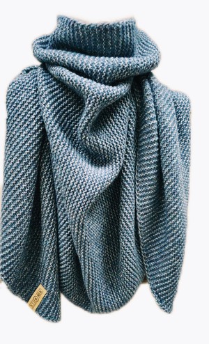 Twelve Million Omslagdoek Alaska  - Jeans blauw from Twelve Million