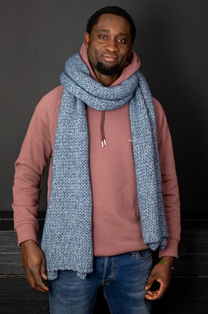 Twelve Million Sjaal Antarctica - Jeans blauw from Twelve Million