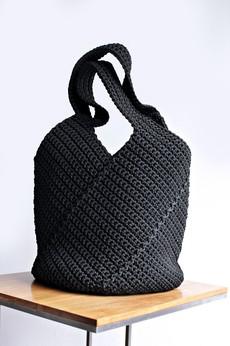 Hand knitted bag via Undercharments