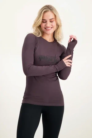 Namaste Core Yoga-Longsleeve – Berry from Urban Goddess