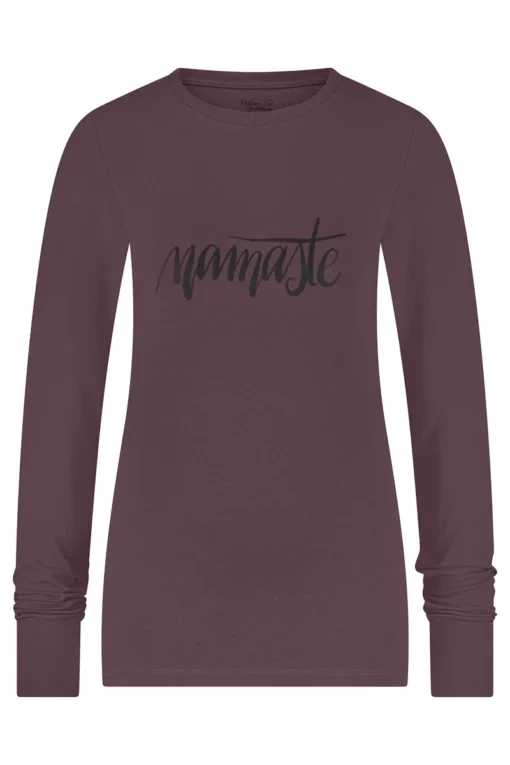 Namaste Core Yoga-Longsleeve – Berry from Urban Goddess