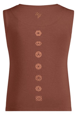 Karuna Balance Loose Fit Tank – Mocca from Urban Goddess
