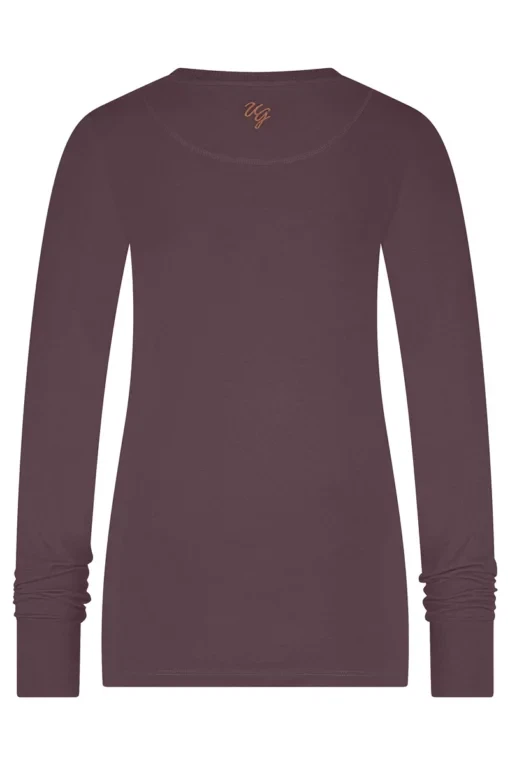 Namaste Core Yoga-Longsleeve – Berry from Urban Goddess