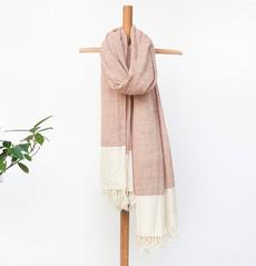 Organic Red Cotton Scarf via Urban Medley