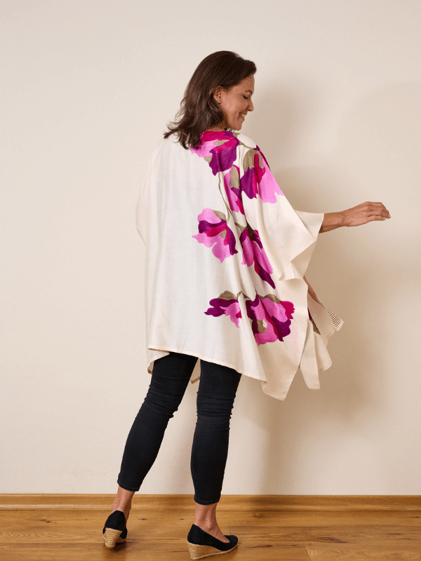 Organic Silk Kimono- Fallen leaf from Urban Medley