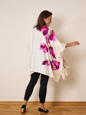 Organic Silk Kimono- Fallen leaf from Urban Medley