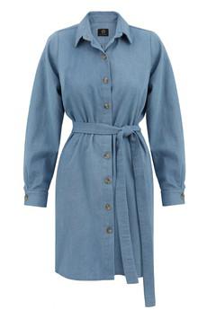 Shirt Dress Light Denim via Urbankissed