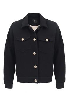 Entelier Tweed Jacket Black via Urbankissed