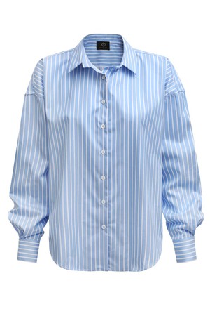 Classic Oversize Blue Striped Shirt from Urbankissed