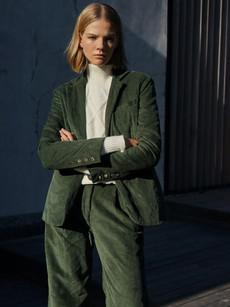 Corduroy Suit in Hunter Green via Urbankissed