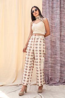 Fringed Handwoven Pants via Urbankissed