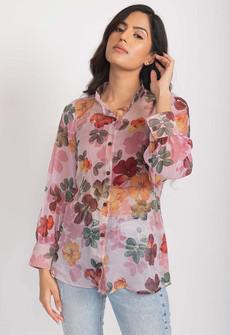 Floral Chiffon Shirt van Urbankissed