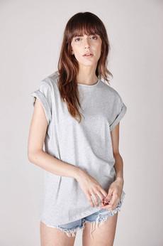 The Alisha - Boyfriend T-Shirt Grey van Urbankissed