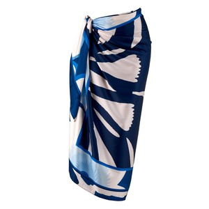 Silk Sarong Skirt - Blue Orchid from Urbankissed