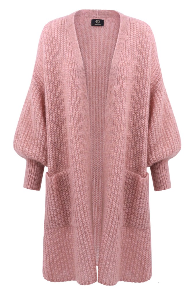 Cardigan Mohair Alpaca Pink from Urbankissed