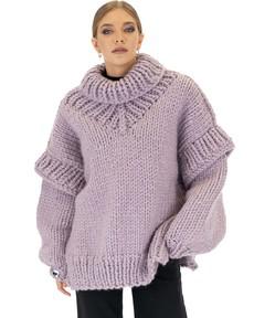 Turtle Rolled Neck Sweater - Lilac via Urbankissed