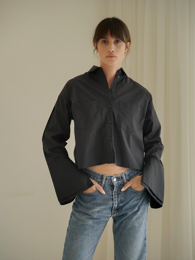 Celeste Shirt in Black from Urbankissed