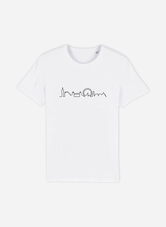 Embroidered Skyline - London | Organic Cotton T-shirts from Urbankissed