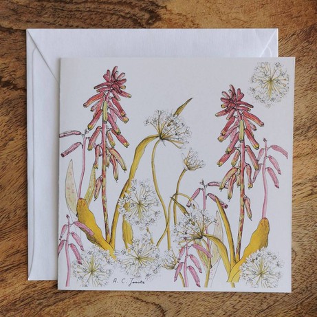 Single Fynbos Greeting Card from Urbankissed