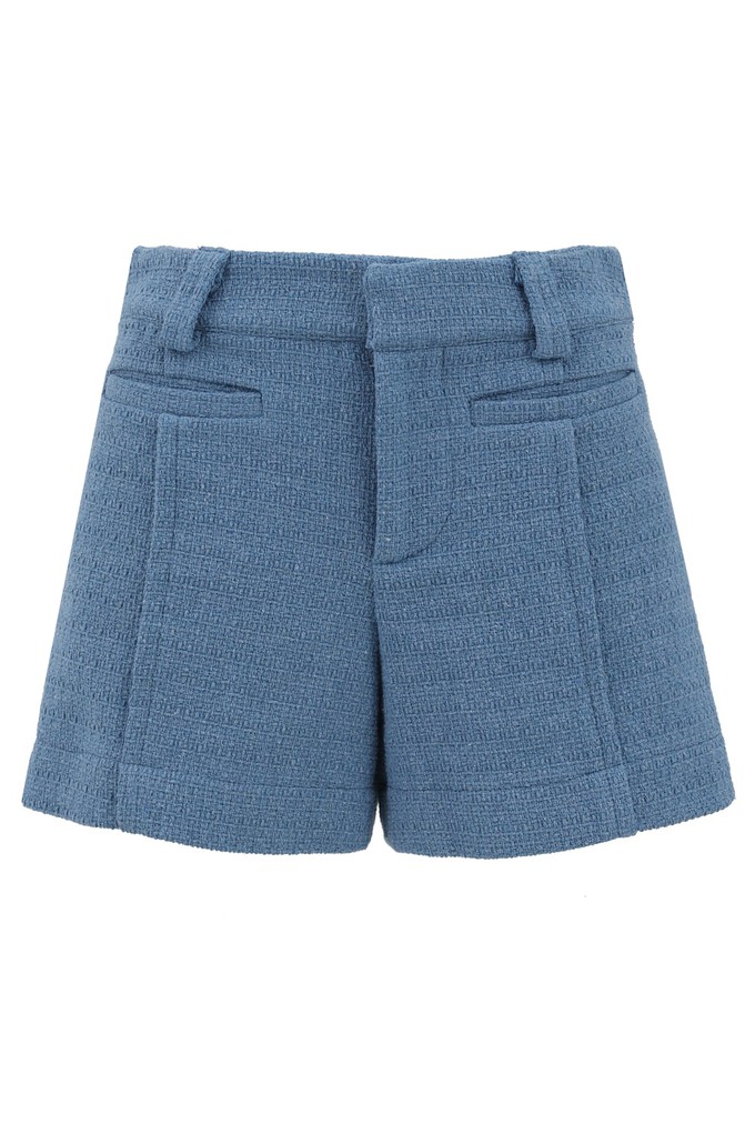 Tweed Shorts Blue from Urbankissed