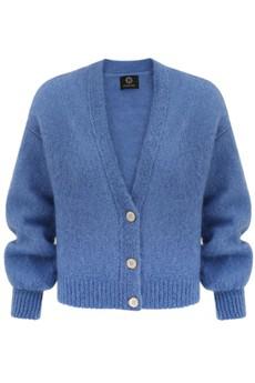 Cardigan Mia Mohair Blue via Urbankissed