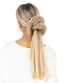 XL Mohair Scrunchie - Mocha van Urbankissed