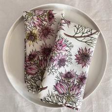 Floral Cloth Napkins (Set of 2) - Serruria via Urbankissed