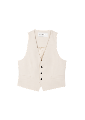Clean solid gilet from Vanilia