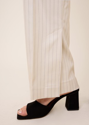 Tapered pinstripe trousers from Vanilia