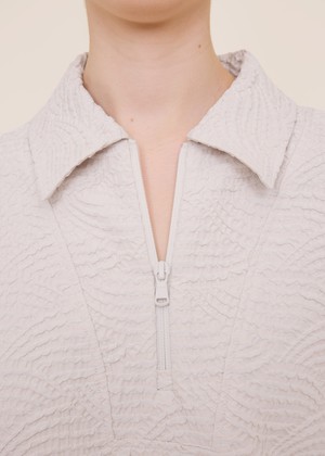 Half zip jacquard sweater from Vanilia