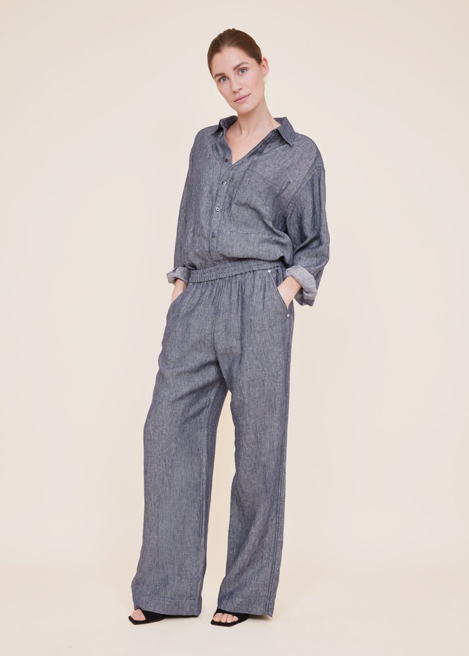 Wide linen trousers from Vanilia