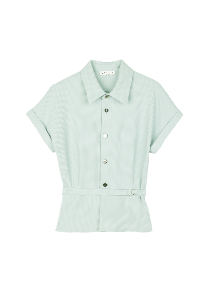 Blouse Wafel chic button from Vanilia