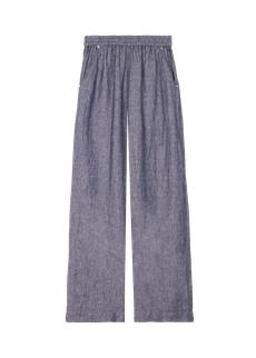 Wide linen trousers via Vanilia