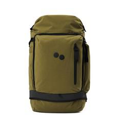 Pinqponq Komut Medium Backpack Solid Olive via Veganbags