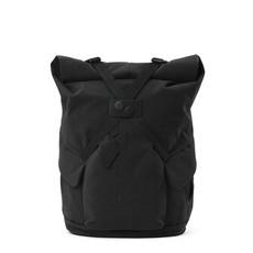 Pinqponq Kross Backpack Solid Black via Veganbags