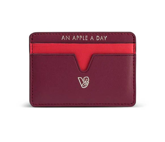Cider Apple Leather Cardholder from Veganologie