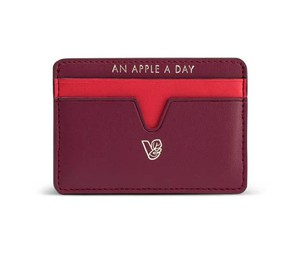 Cider Apple Leather Cardholder from Veganologie