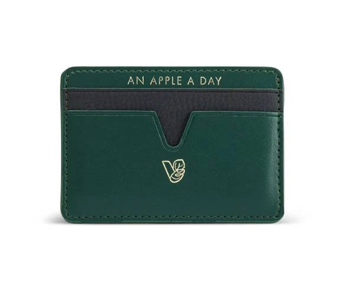 Cider Apple Leather Cardholder from Veganologie